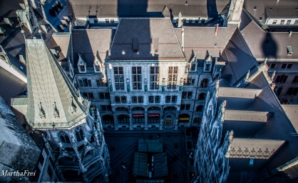Der Innenhof des Münchner Rathauses
